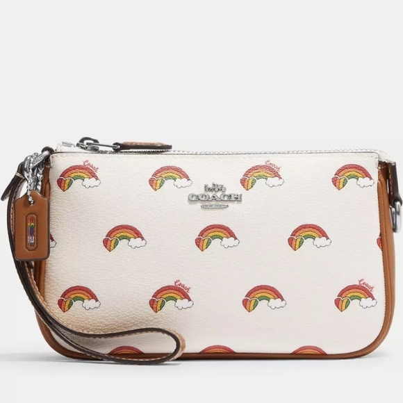 COACH Pride Bags Nolita 19 Pride With Rainbow Heart Print🌈 Authentic - Picture 4 of 15